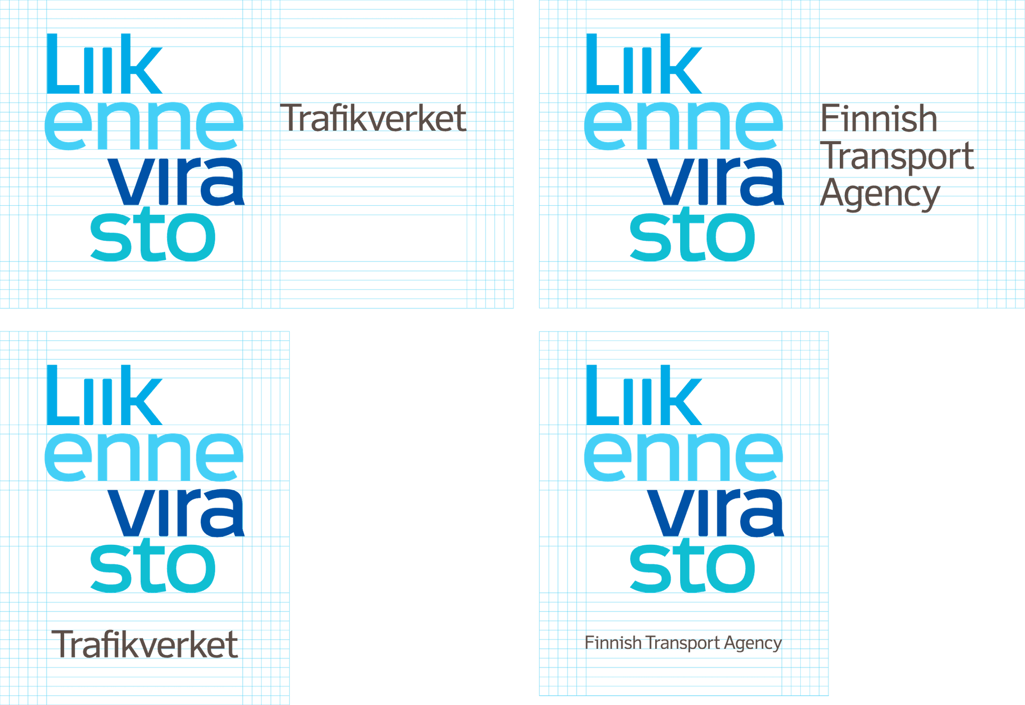 Protection zone grid applied to Swedish and English language variants