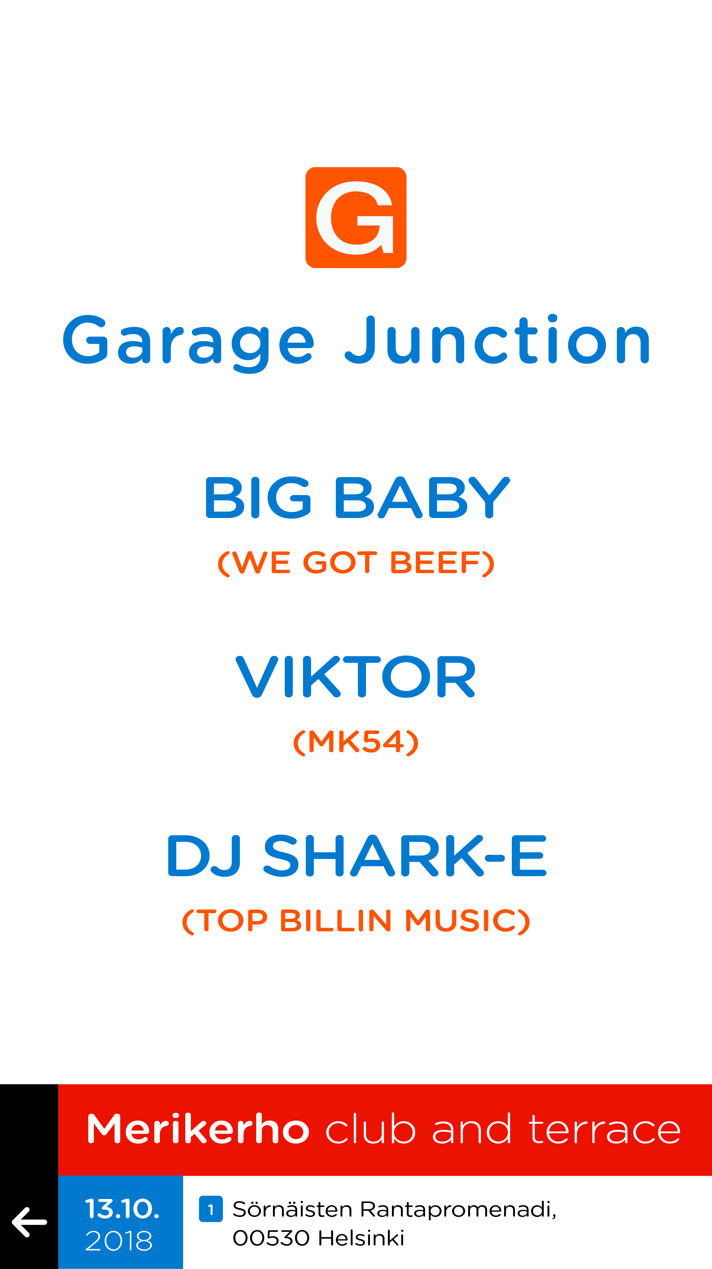 Garage Junction vertical logo stack