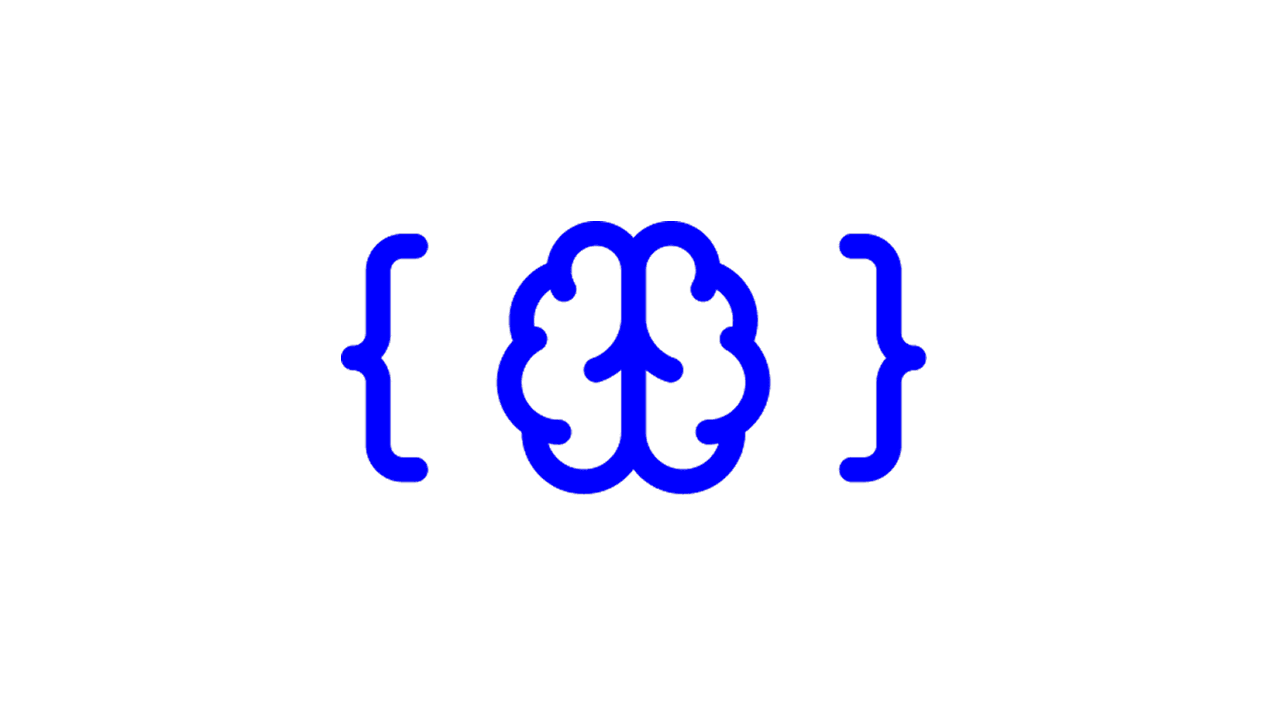 LLM Component Schema: brain icon flanked by JSON braces, representing machine-readable component intelligence.