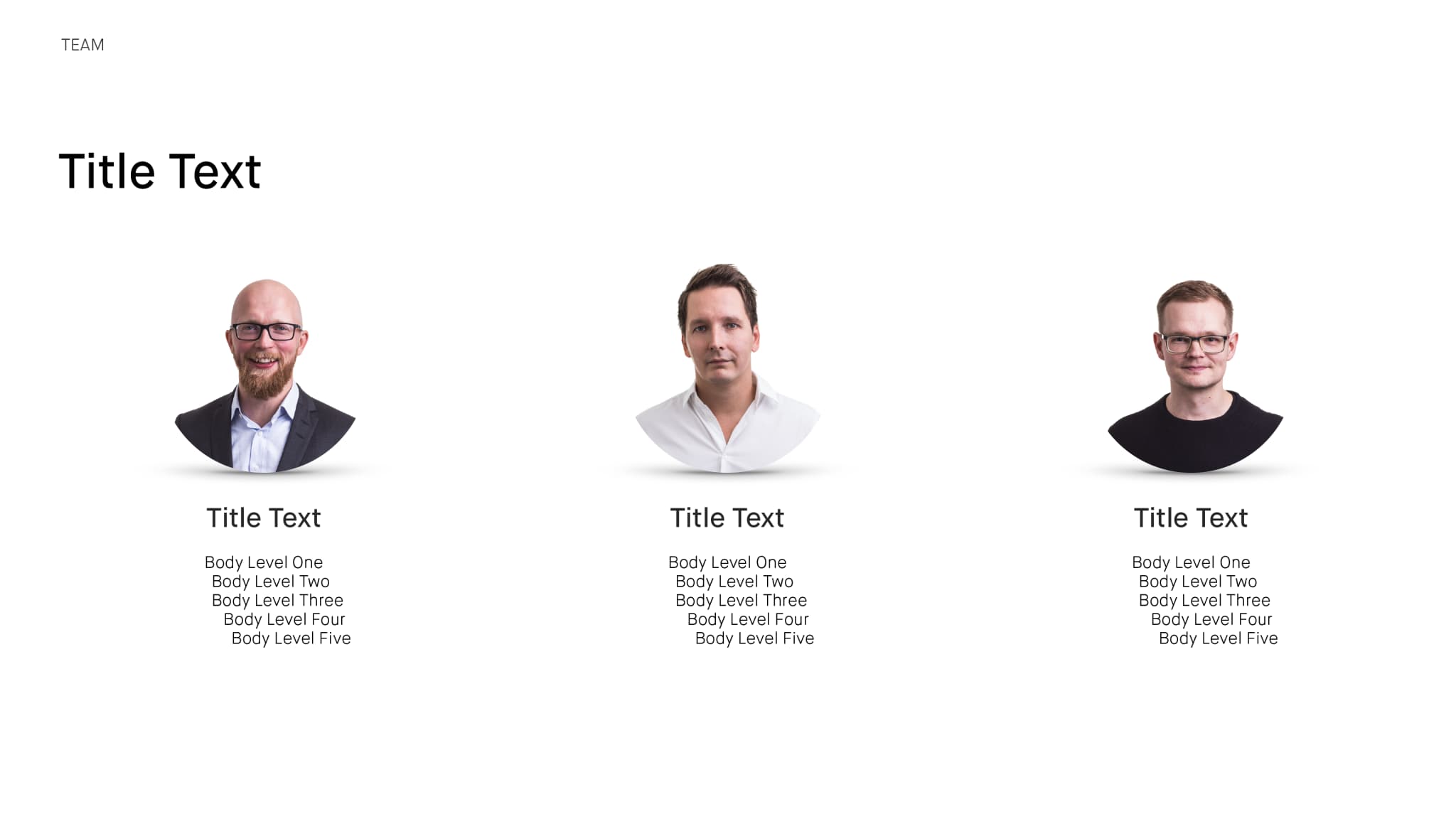 New Things Co presentation people slide