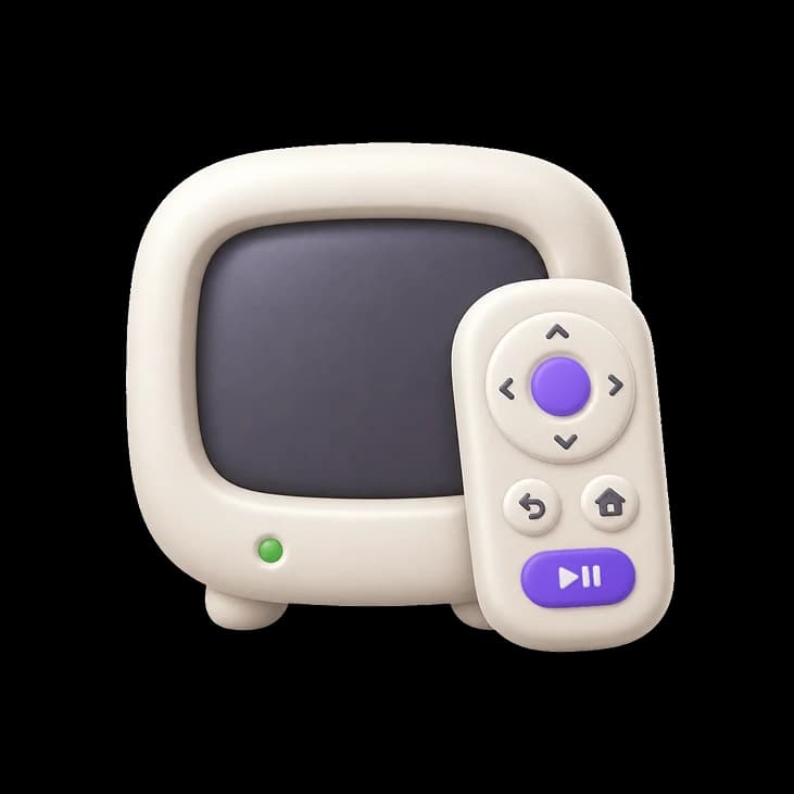 Final Home Remote clay app icon render