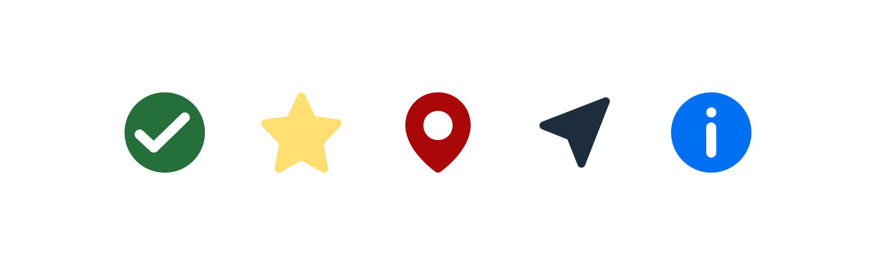 Icon library with consistent visual language