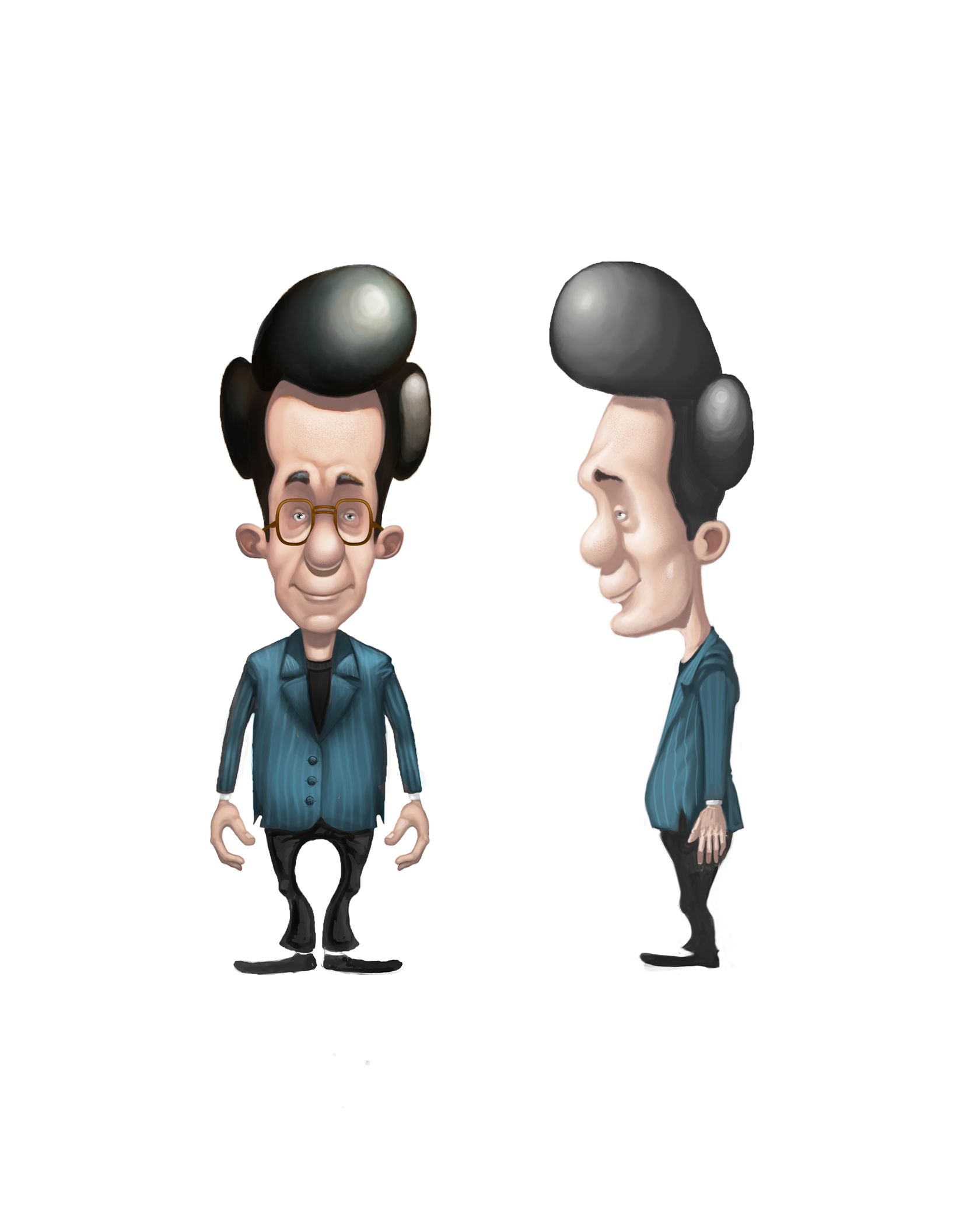 Vegas High Roller character illustration