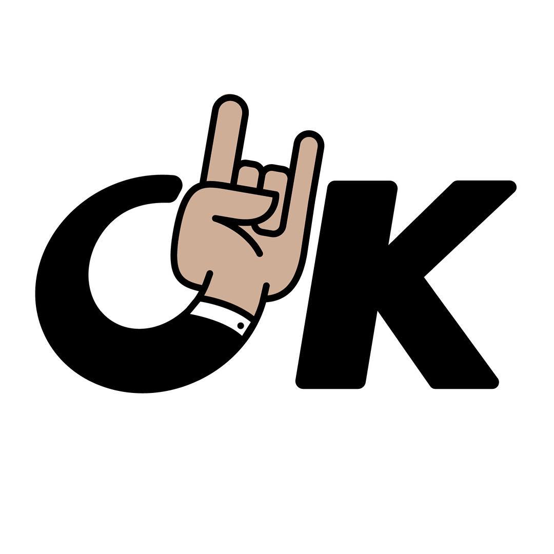 OK Hand Horns illustration