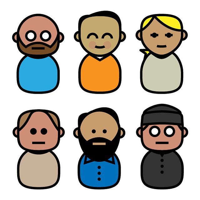 Employee icons for Ottoboni
